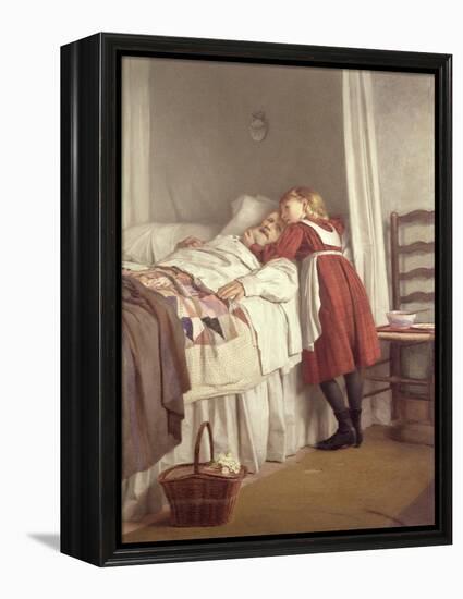 Grandfather's Little Nurse-James Hayllar-Framed Premier Image Canvas