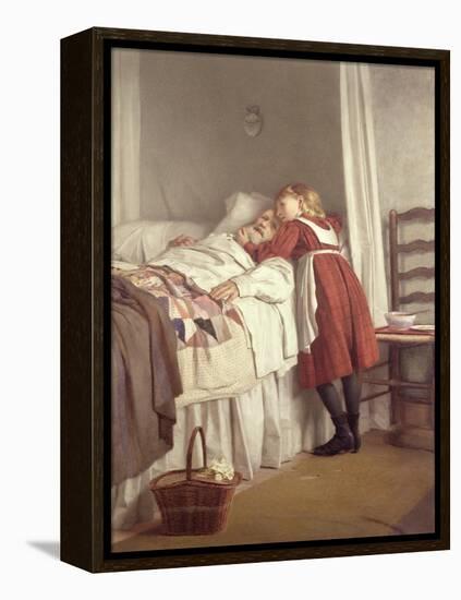 Grandfather's Little Nurse-James Hayllar-Framed Premier Image Canvas