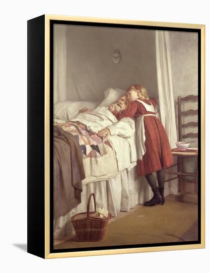 Grandfather's Little Nurse-James Hayllar-Framed Premier Image Canvas
