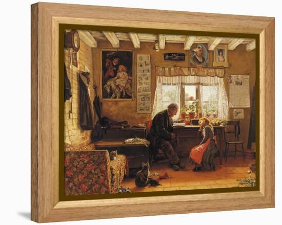 Grandfather's Pet-William Snape-Framed Premier Image Canvas