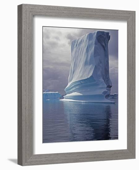 Grandidier Channel, Pleneau Island, Grounded Iceberg, Antarctica-Allan White-Framed Photographic Print