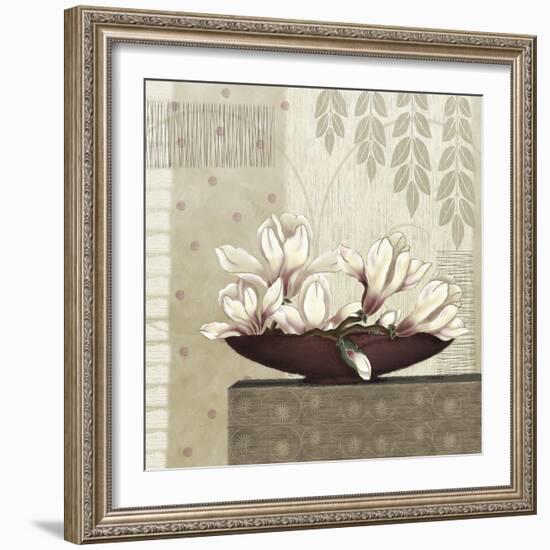 Grandiflora II-Linda Wood-Framed Giclee Print