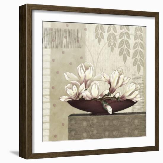 Grandiflora II-Linda Wood-Framed Giclee Print