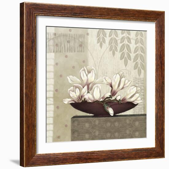 Grandiflora II-Linda Wood-Framed Giclee Print