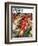 "Grandma Catches Fly-ball," Saturday Evening Post Cover, April 23, 1960-Richard Sargent-Framed Giclee Print