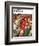 "Grandma Catches Fly-ball," Saturday Evening Post Cover, April 23, 1960-Richard Sargent-Framed Giclee Print