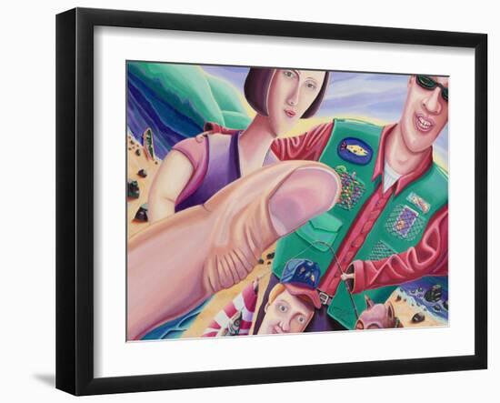 Grandma Catches the Big One-Rock Demarco-Framed Giclee Print