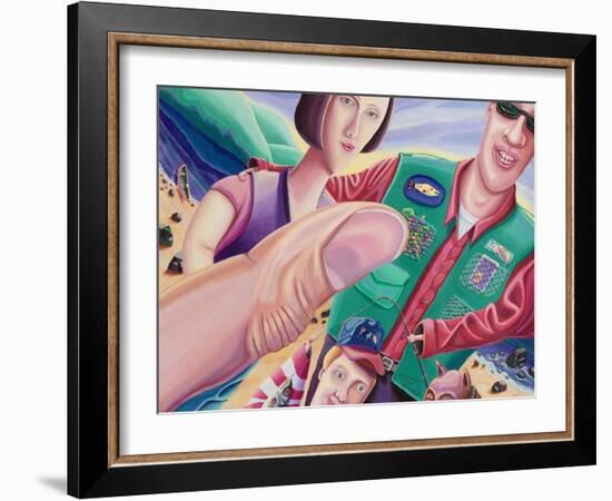 Grandma Catches the Big One-Rock Demarco-Framed Giclee Print