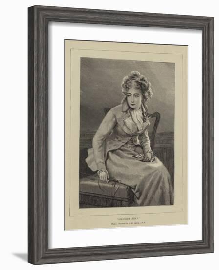 Grandmamma-George Dunlop Leslie-Framed Giclee Print