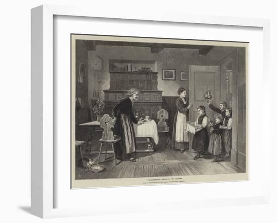 Grandmother's Birthday-Hubert Salentin-Framed Giclee Print