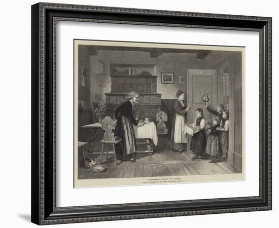 Grandmother's Birthday-Hubert Salentin-Framed Giclee Print