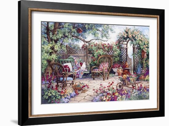 Grandmothers Flower Garden-Barbara Mock-Framed Giclee Print