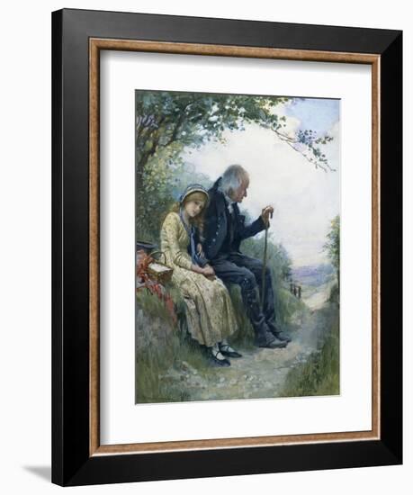 Grandpa's Favourite-Harold Copping-Framed Giclee Print