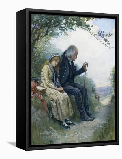 Grandpa's Favourite-Harold Copping-Framed Premier Image Canvas