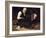 Grandpa’s Gift (or Grandfather Varnishing the Cradle; Up in the Garret)-Norman Rockwell-Framed Giclee Print