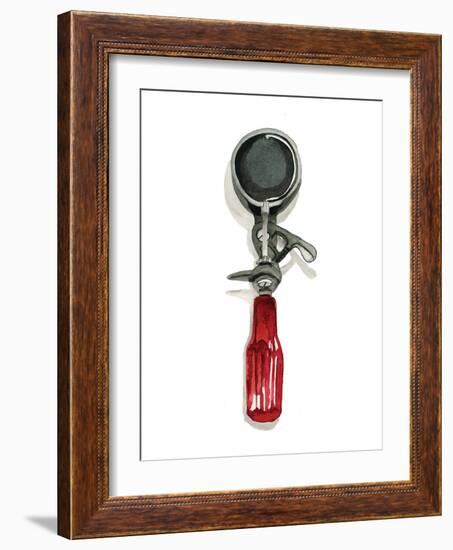 Grandpa's Ice Cream Scoop-Stacy Milrany-Framed Art Print