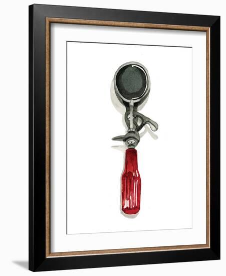 Grandpa's Ice Cream Scoop-Stacy Milrany-Framed Art Print