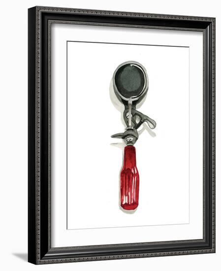 Grandpa's Ice Cream Scoop-Stacy Milrany-Framed Art Print