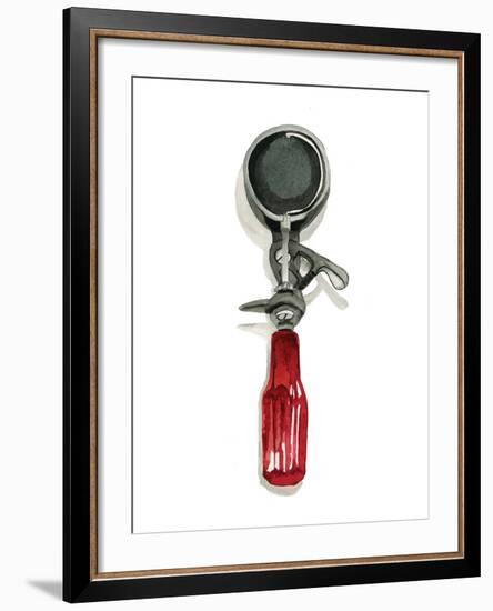 Grandpa's Ice Cream Scoop-Stacy Milrany-Framed Art Print