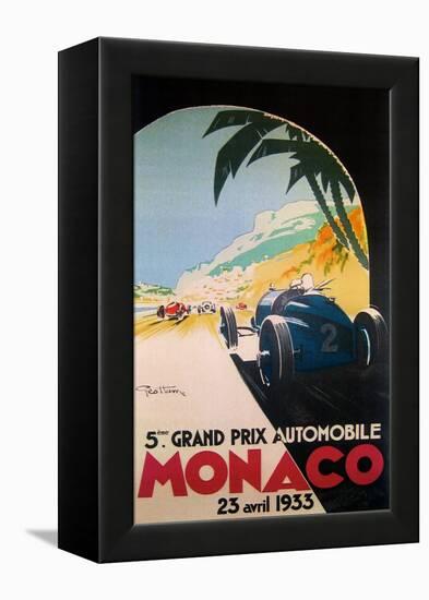 Grandprix Automobile Monaco 1933-null-Framed Premier Image Canvas