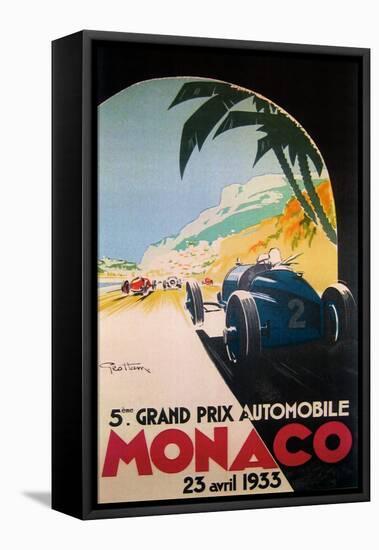 Grandprix Automobile Monaco 1933-null-Framed Premier Image Canvas