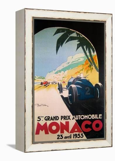 Grandprix Automobile Monaco 1933-null-Framed Premier Image Canvas