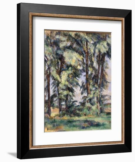 Grands Arbres au Jas de Bouffan, c.1890-Paul Cézanne-Framed Giclee Print