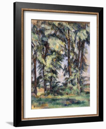 Grands Arbres au Jas de Bouffan, c.1890-Paul Cézanne-Framed Giclee Print