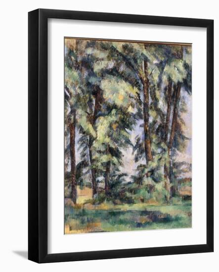 Grands Arbres au Jas de Bouffan, c.1890-Paul Cézanne-Framed Giclee Print