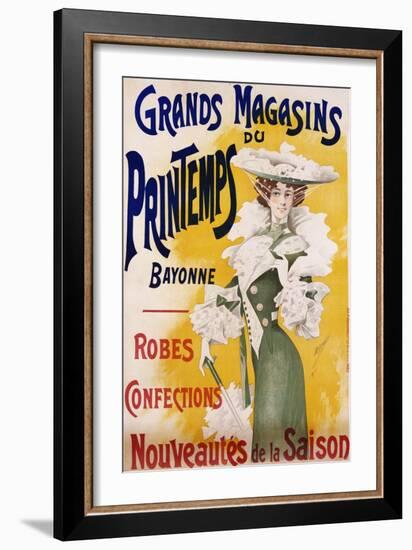 Grands Magasins Du Printemps Bayonne Fashion Poster-Alfred Choubrac-Framed Giclee Print