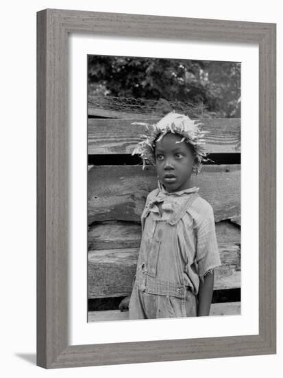 Grandson of Negro Tenant Whose Father Is in the Penitentiary-Dorothea Lange-Framed Art Print