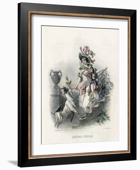 Grandville Honeysuckle-JJ Grandville-Framed Art Print