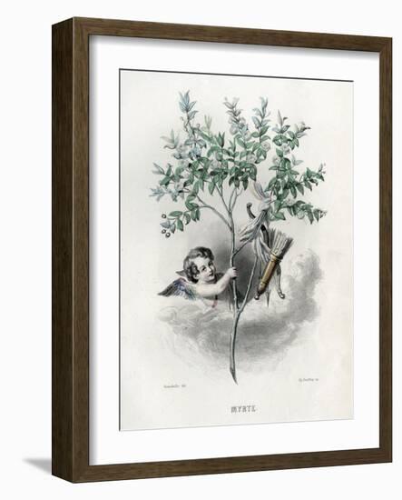 Grandville Myrtle 1847-JJ Grandville-Framed Art Print