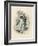 Grandville Pansy 1847-JJ Grandville-Framed Art Print