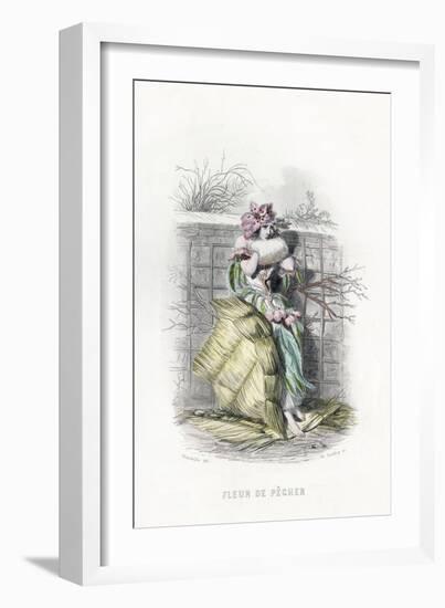 Grandville Peach Blossom-JJ Grandville-Framed Art Print