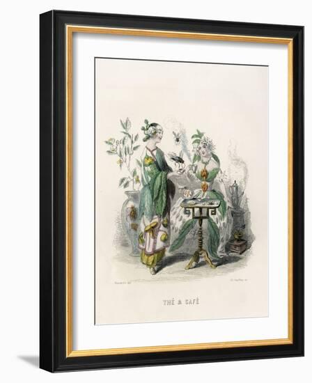 Grandville Tea Coffee-JJ Grandville-Framed Photographic Print