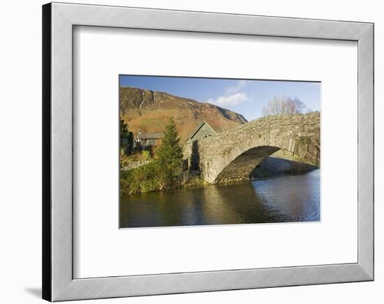 Grange Bridge and Village, Borrowdale, Lake District National Park, Cumbria, England-James Emmerson-Framed Photographic Print