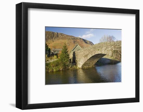 Grange Bridge and Village, Borrowdale, Lake District National Park, Cumbria, England-James Emmerson-Framed Photographic Print