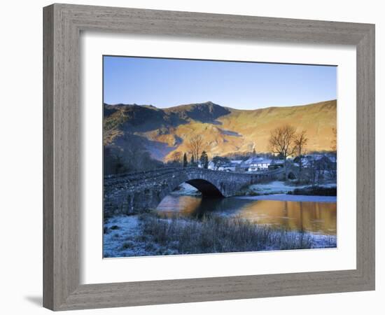 Grange in Borrowdale, Lake District National Park, Cumbria, England, UK-Roy Rainford-Framed Photographic Print