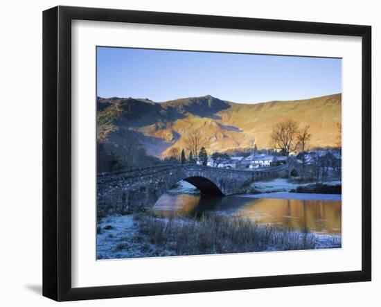 Grange in Borrowdale, Lake District National Park, Cumbria, England, UK-Roy Rainford-Framed Photographic Print