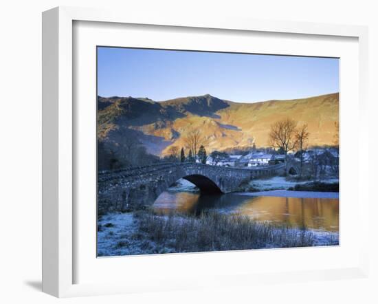 Grange in Borrowdale, Lake District National Park, Cumbria, England, UK-Roy Rainford-Framed Photographic Print