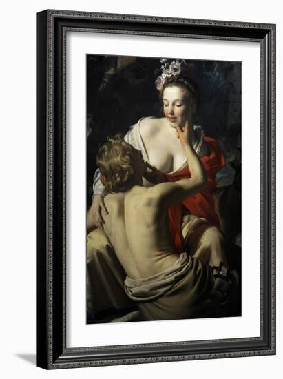 Granida and Daifilo, 1625, by Gerard Van Honthorst (1592-1656). Netherlands-Gerrit van Honthorst-Framed Giclee Print