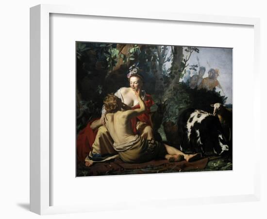 Granida and Daifilo, 1625-Gerrit van Honthorst-Framed Giclee Print