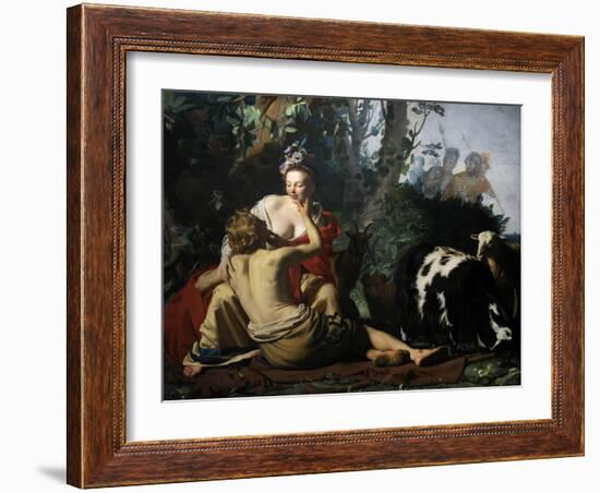 Granida and Daifilo, 1625-Gerrit van Honthorst-Framed Giclee Print