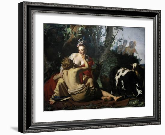 Granida and Daifilo, 1625-Gerrit van Honthorst-Framed Giclee Print