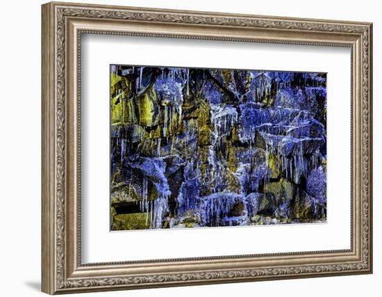 Granite and Icicles-Doug Meek-Framed Photographic Print