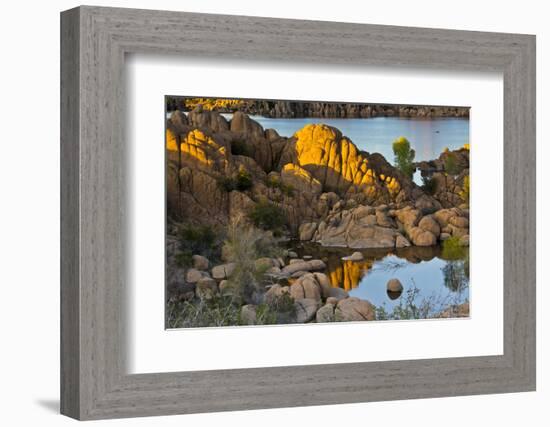 Granite Dells, Watson Lake, Prescott, Arizona, USA-Michel Hersen-Framed Photographic Print