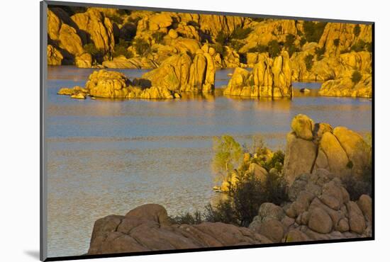 Granite Dells, Watson Lake, Prescott, Arizona, USA.-Michel Hersen-Mounted Photographic Print