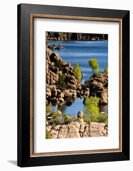 Granite Dells, Watson Lake, Prescott, Arizona, USA.-Michel Hersen-Framed Photographic Print