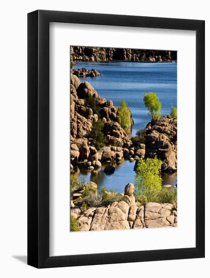 Granite Dells, Watson Lake, Prescott, Arizona, USA.-Michel Hersen-Framed Photographic Print